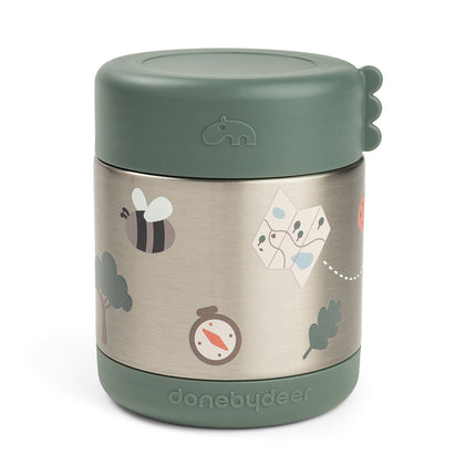 Done Bye Deer Opbevaringsbakke Tiny Trails Grøn 300ml