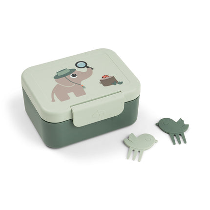 <tc>Done by Deer</tc> Madkasse inkl. snackpinde Tiny Trails Green