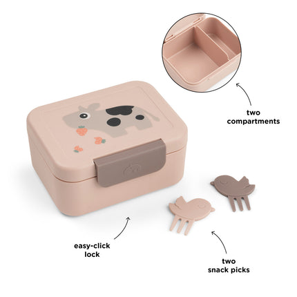 <tc>Done by Deer</tc> Madpakke inkl. snackpinde med Tiny Farm-pulver