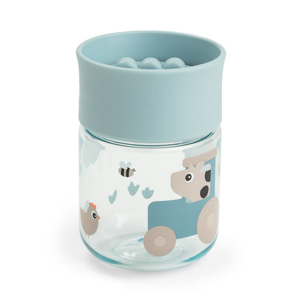 <tc>Done by Deer</tc> Træningskrus 360 grader Tiny Farm Blue
