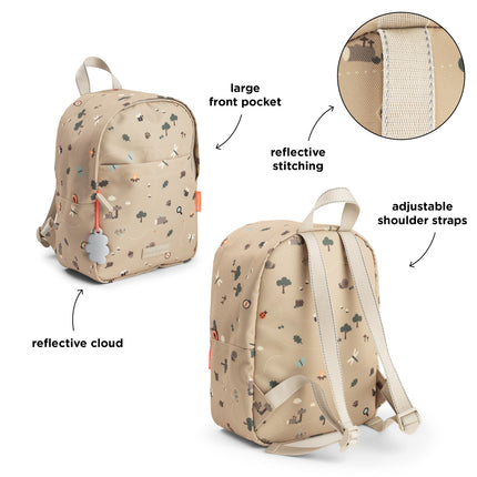 <tc>Done By Deer</tc> Rygsæk Tiny Trails Sand 7,5 liter