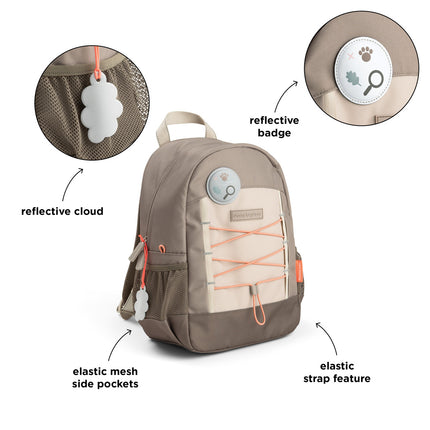<tc>Done By Deer</tc> Rygsæk Tiny Trails Sand 13L