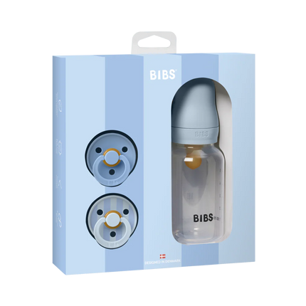 BIBS gaveæske Sprinkle Baby Blue