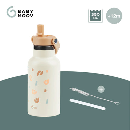 <tc>Babymoov</tc> Little Explorer isoleret drikkedunk i rustfrit stål, farve: elfenben
