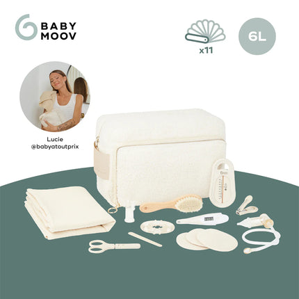 <tc>Babymoov</tc> x @babyatoutprix Baby-toilettaske Curl White