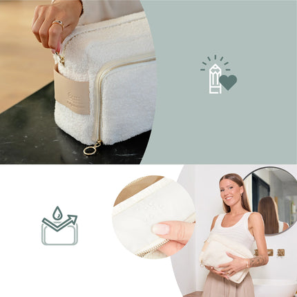 <tc>Babymoov</tc> x @babyatoutprix Baby-toilettaske Curl White