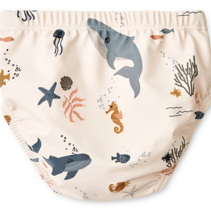 Liewood Badeshorts til børn Sea Creature / Sandy
