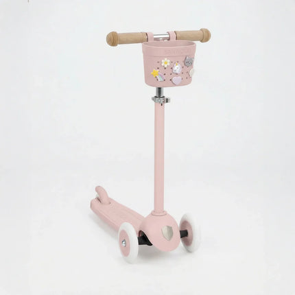 <tc>Banwood</tc> Pin<tamp>Ride-kurv</tamp>til børnecykler og løbehjul<tamp>i Faded Pink</tamp>