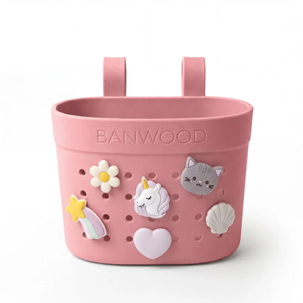 <tc>Banwood</tc> Pin<tamp>Ride Raspberry-kurv</tamp>til løbehjul og cykler