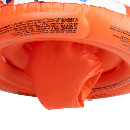 <tc>Swim Essentials</tc> Baby-svømmevest, hvid/rød med havstriber, 0–1 år