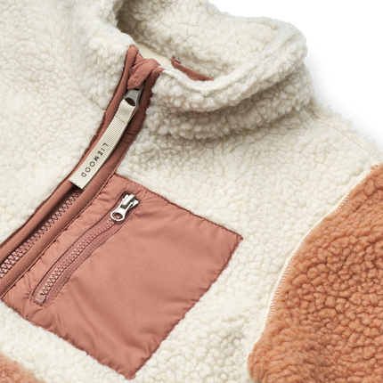 <tc>Liewood</tc> Nolan Pile-jakke, Tuscany rose, multi-mix
