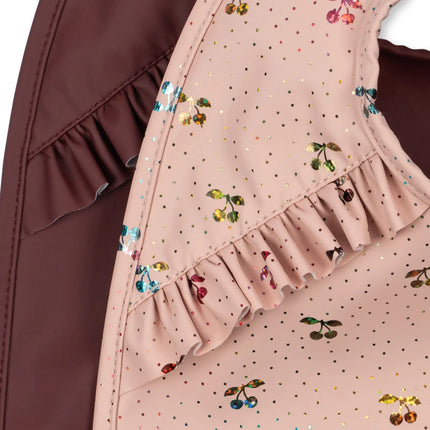 Konges Sløjd Slabbetje Cherry Glitter 2St