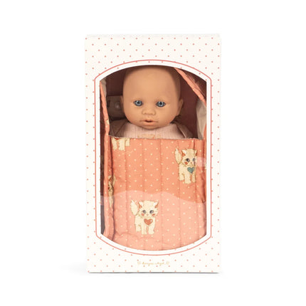 Konges Sløjd Babypop Met Draagmand Ciao Miao Rose