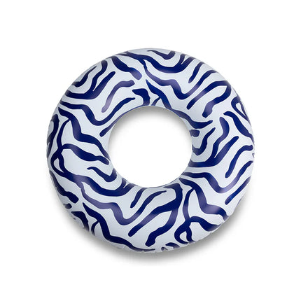 Vibrant Stripes Black Swimring