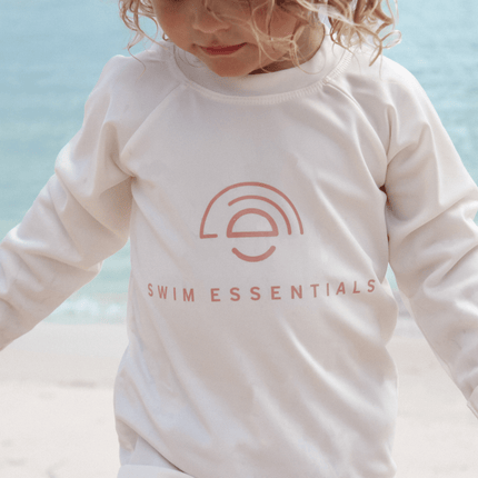 <tc>Swim Essentials</tc> Svømmeskjorte med lange ærmer, hvid, Pure Tones