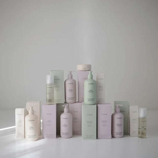 Mushie Babyshampoo & Body Wash uden parfume 400 ml