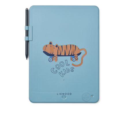 <tc>Liewood</tc> Tegnetablet Tiger/Beach blue 25,4 cm