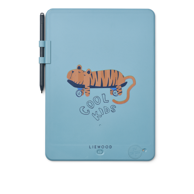 <tc>Liewood</tc> Tegnetablet Tiger/Beach blue 25,4 cm
