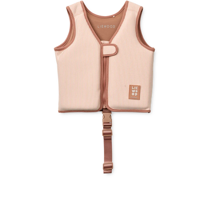 Liewood Redningsvest Dove Pale Tuscany / Crème De La Crème Stripe / Peach