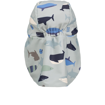 Liewood Solhat Baby Shark / Dove Blue