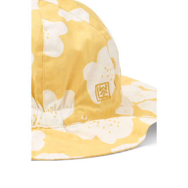 Liewood Solhat Baby Flower / Citrongul