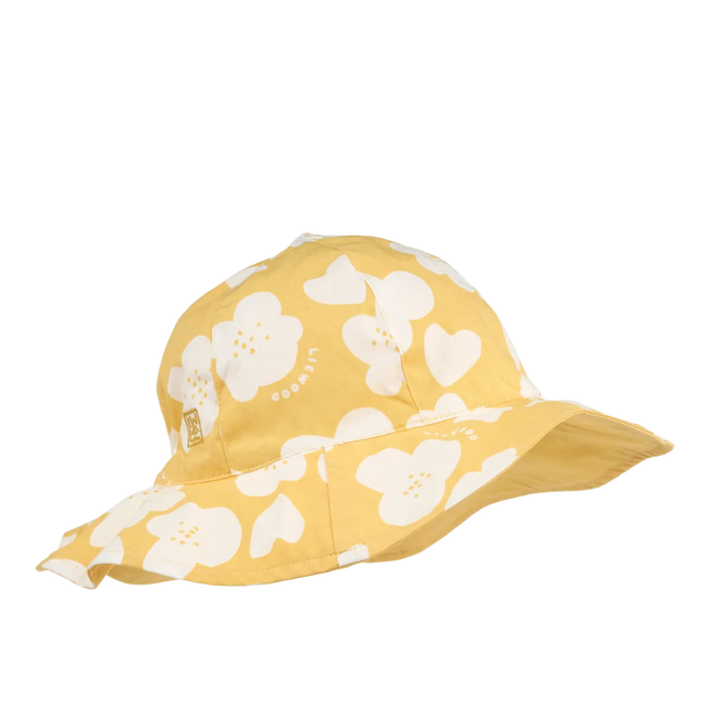 Liewood Solhat Baby Flower / Citrongul