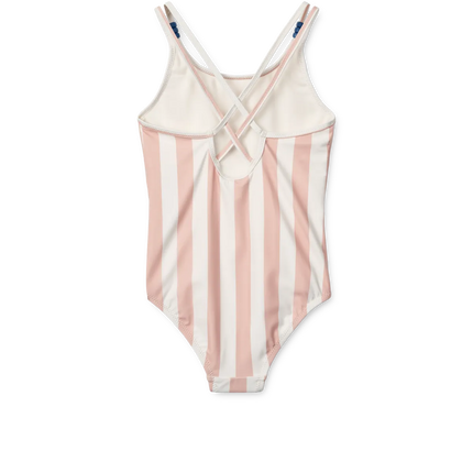 Liewood Badedragt til børn, Suna Stripe, Sorbet Rose / Creme De La Creme