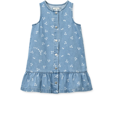 Liewood Babykjole Sybilla Cherry Heart Sandy / Denim