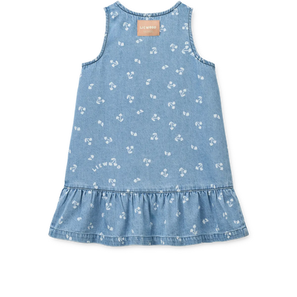 Liewood Babykjole Sybilla Cherry Heart Sandy / Denim
