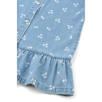 Liewood Babykjole Sybilla Cherry Heart Sandy / Denim