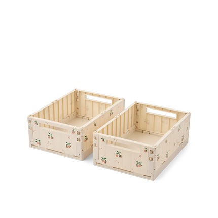 Liewood Opbevaringskasse Weston Peach / Sea Shell Box M, 2 stk.