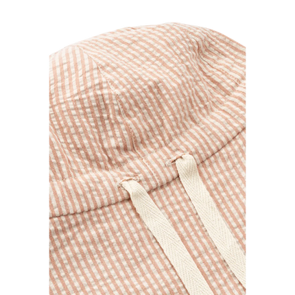 Liewood Baby Gorm solhat, vendbar, stribet, Tuscany Rose / Sandy