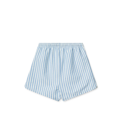 Liewood Badeshorts til børn Aiden Y/D Stripe Riverside / Creme De La Creme