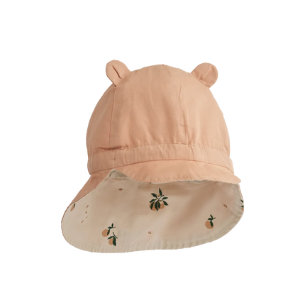 Liewood Baby Gorm solhat, vendbar, farverne Peach / Seashell / Pale Tuscany