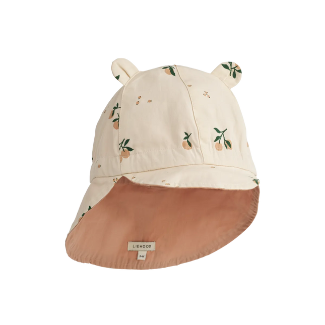 Liewood Baby Gorm solhat, vendbar, farverne Peach / Seashell / Pale Tuscany