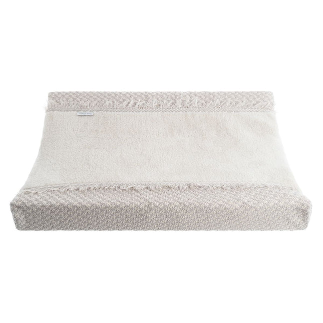 Baby's Only Aankleedkussenhoes Happiness Urban Taupe/Ecru 45X70Cm koop je bij Babywinkel