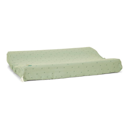 Little Dutch Aankleedkussenhoes Pure Sage koop je bij Babywinkel