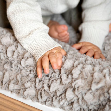 Baby's Only Aankleedkussenhoes Snow Taupe 45X70Cm koop je bij Babywinkel
