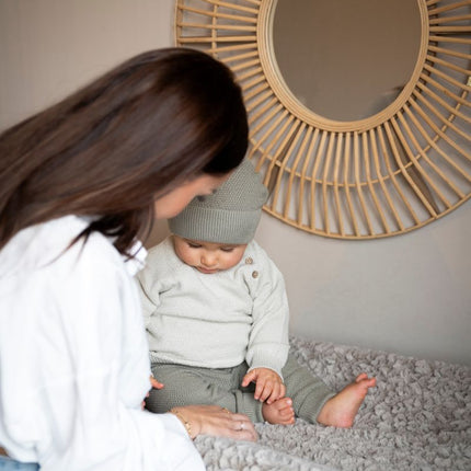 Baby's Only Aankleedkussenhoes Snow Taupe 45X70Cm koop je bij Babywinkel