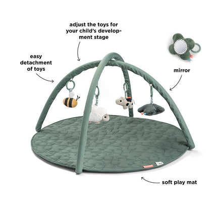 Done by Deer Speelmat Tiny Farm Grijs koop je bij Babywinkel