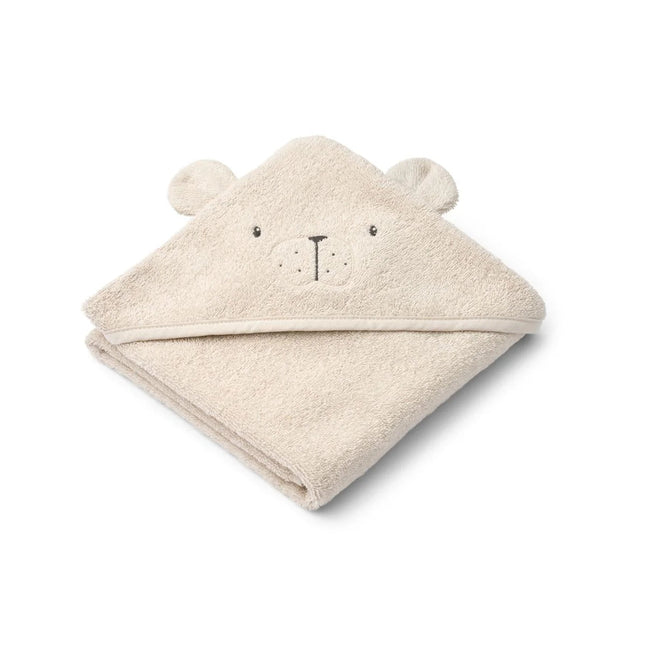 Liewood Badcape Baby Albert Polar Bear Sandy koop je bij Babywinkel