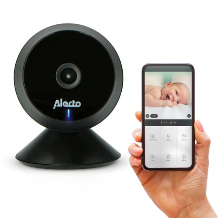 <tc>Alecto</tc> Babyalarm Smartbaby5Bk med wifi og HD-kamera