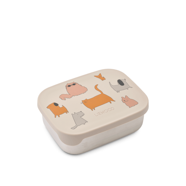 Liewood Lunchbox Arthur Cats And Dogs/ Sandy koop je bij Babywinkel