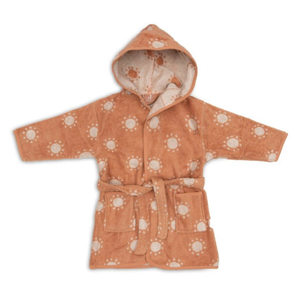 Baby Badjas - Jacquard - Light Terra koop je bij Babywinkel