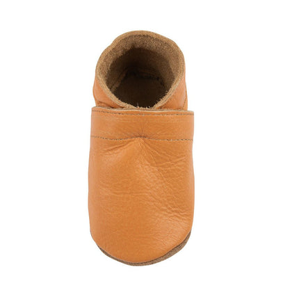 Baby Dutch Baby Schoentjes Effen Cognac koop je bij Babywinkel