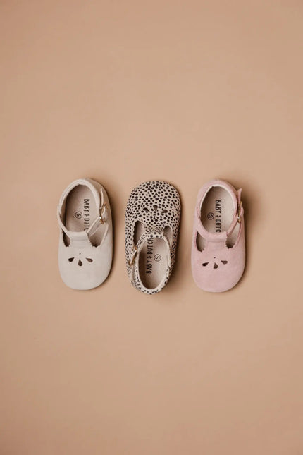 Baby Dutch Baby Schoentjes Evi Roze Suede koop je bij Babywinkel