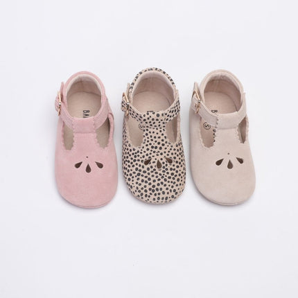 Baby Dutch Baby Schoentjes Evi Roze Suede koop je bij Babywinkel