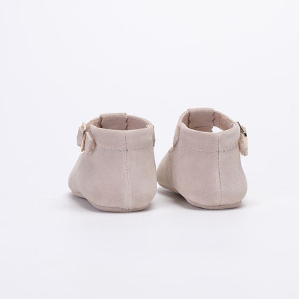 Baby Dutch Baby Schoentjes Evi Sand Suede koop je bij Babywinkel