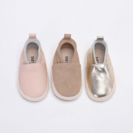 Baby Dutch Baby Schoentjes Lou Roze Leather koop je bij Babywinkel