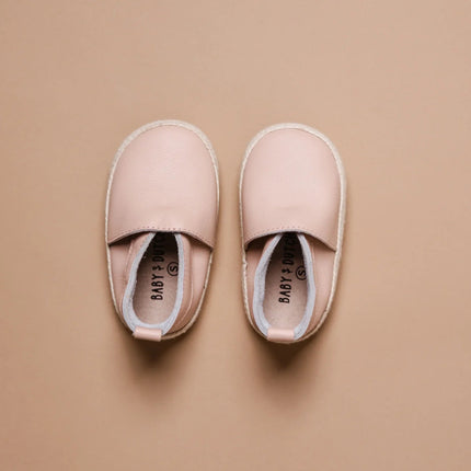 Baby Dutch Baby Schoentjes Lou Roze Leather koop je bij Babywinkel